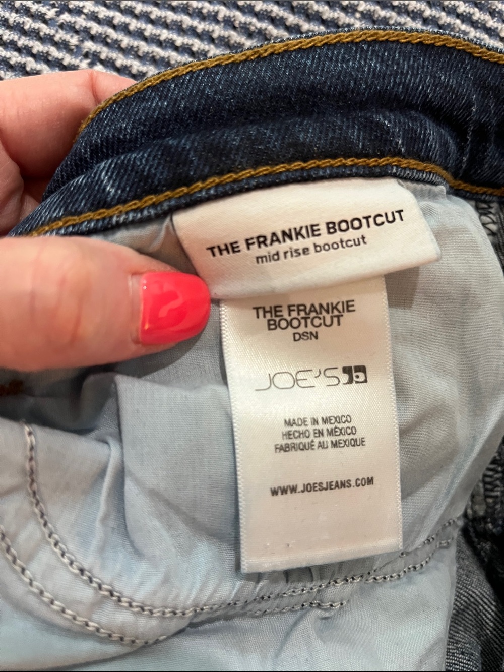 Joe’s “Frankie” TALL jeans